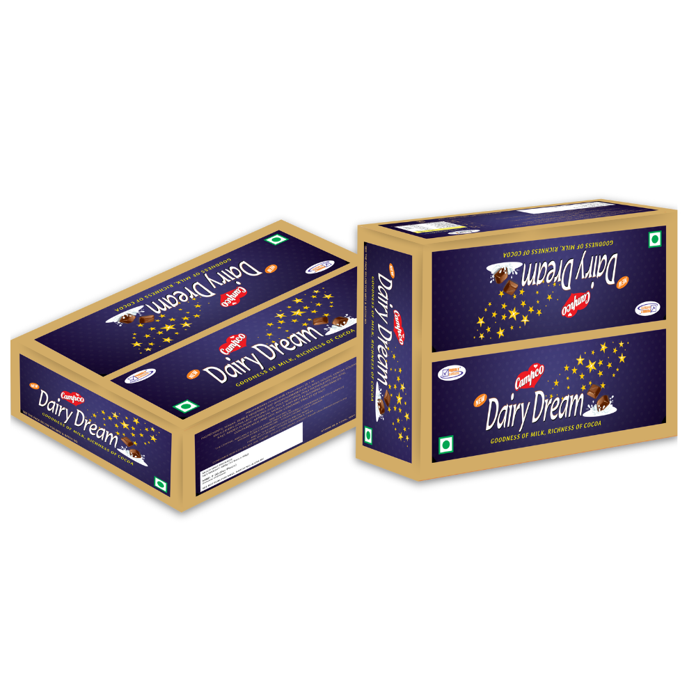 Campco Dairy Dream Milk Chocolate – 40g × 12 Pieces