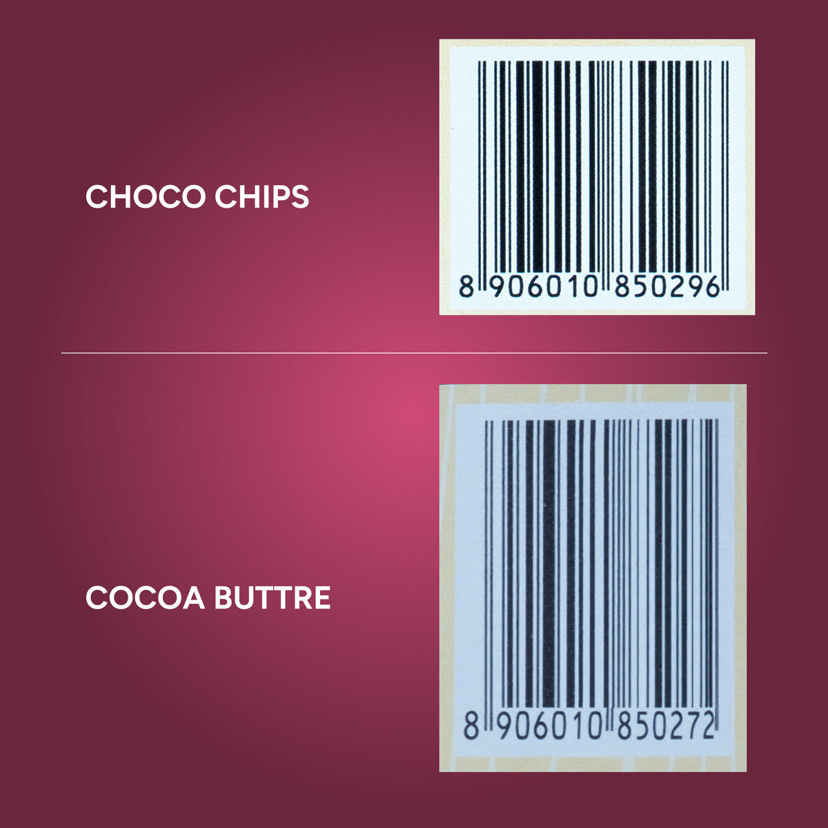 CAMPCO Dark Compound Chocochips 1 kg & Cocoa Butter 1 kg Combo