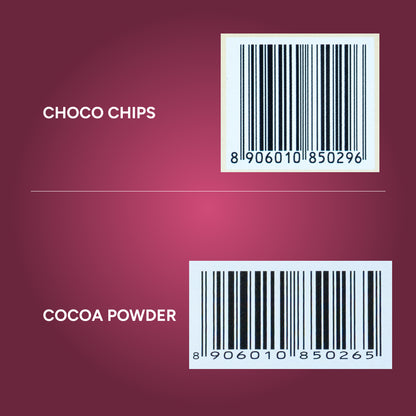 CAMPCO Dark Compound Chocochips 1 kg & Cocoa Powder 80 g Combo