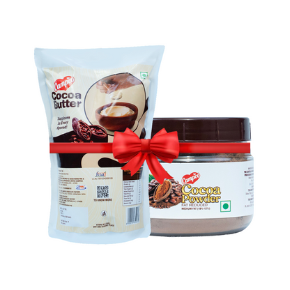 CAMPCO Cocoa Powder 80 g & Cocoa Butter 1 kg Combo