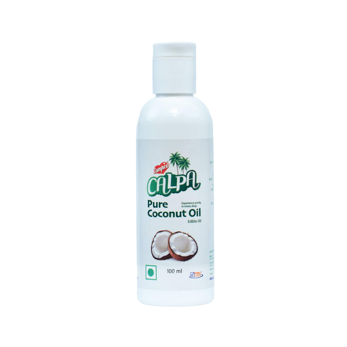 CAMPCO Calpa Pure Coconut Oil, 100 ml Each, Pack of 3