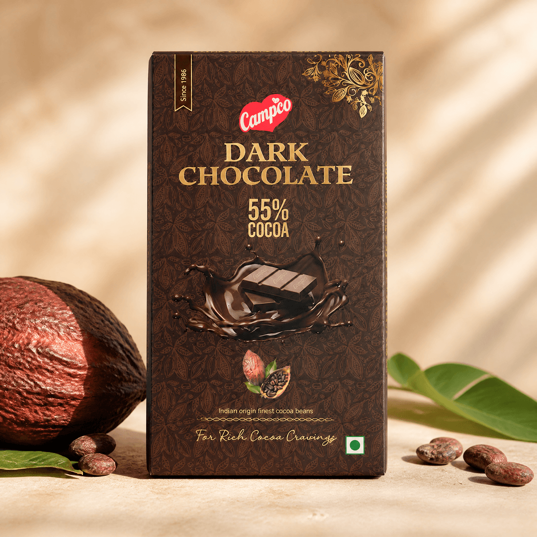 CAMPCO Dark Chocolate 55% Cocoa - Pack of 2 (2 x 150g)