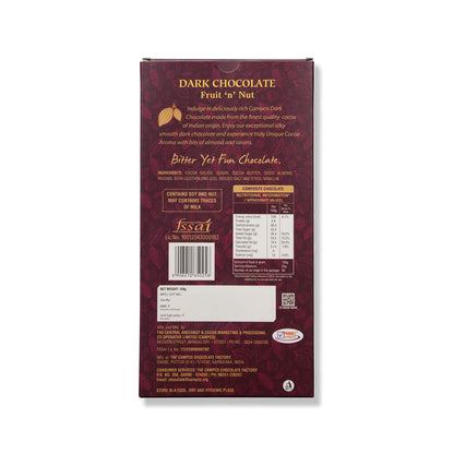 CAMPCO Dark Chocolate Fruit 'n' Nut - Pack of 4 (4 x 150g)