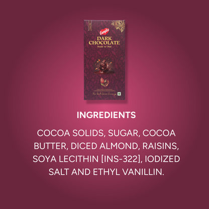 CAMPCO Dark Chocolate Combo Pack - 2 x Fruit 'n' Nut + 2 x 55% Cocoa (4 x 150g)