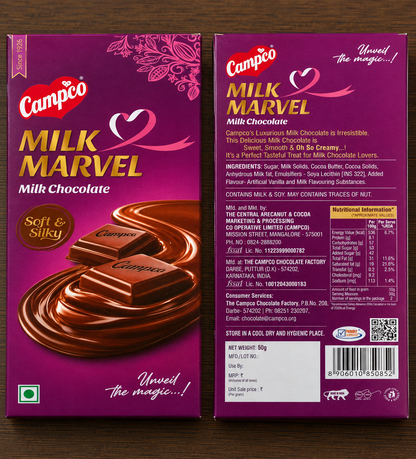 Campco Milk Marvel Chocolate 50 gm (MRP 80)