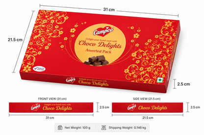Campco Choco Delights Gift Box (MRP 100)