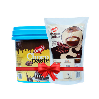 CAMPCO Chocopaste 1 kg & Cocoa Butter 1 kg Combo