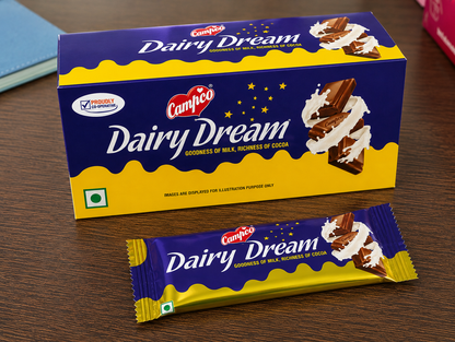 CAMPCO Dairy Dream Milk Chocolate – 33g × 12 Pieces