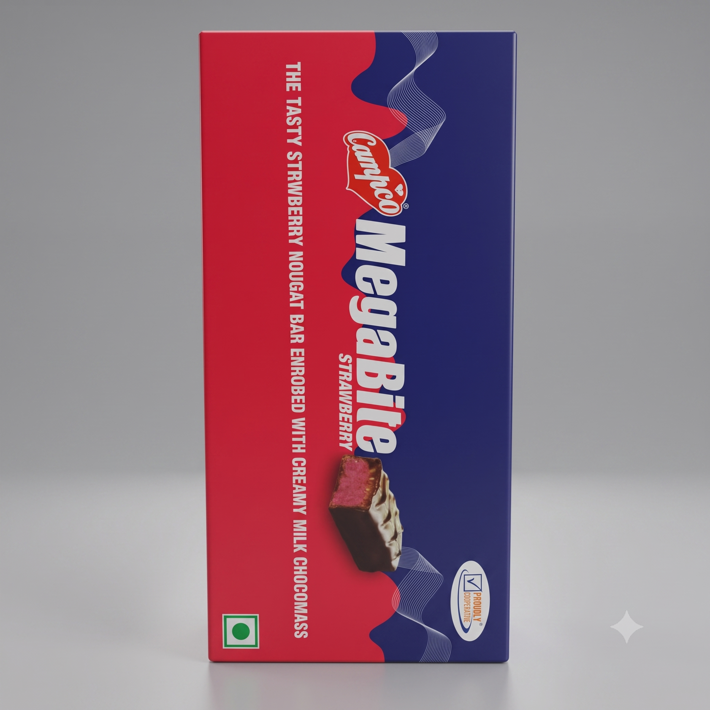 Campco MegaBite Strawberry New – 21g × 24 + 1 free