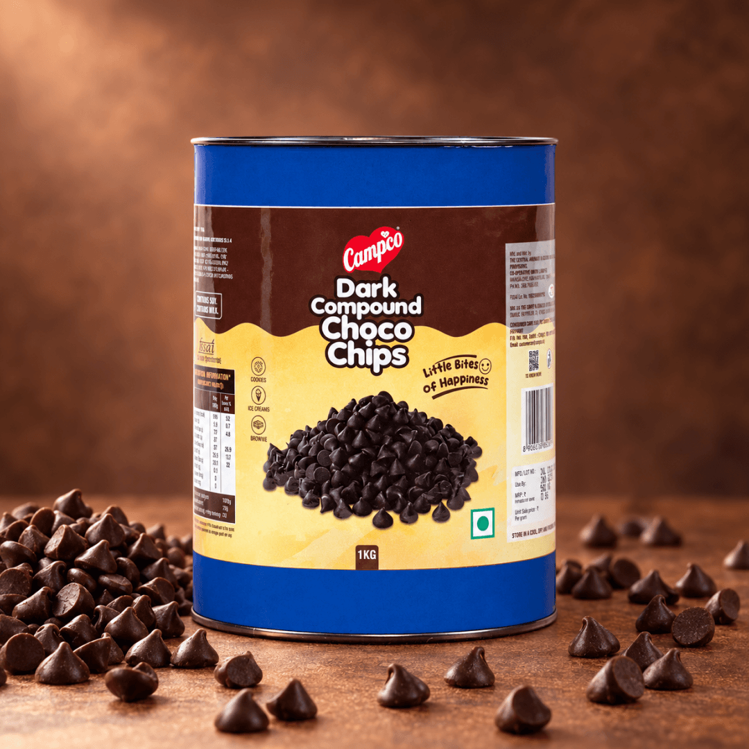 CAMPCO Dark Compound Chocochips, 1 kg