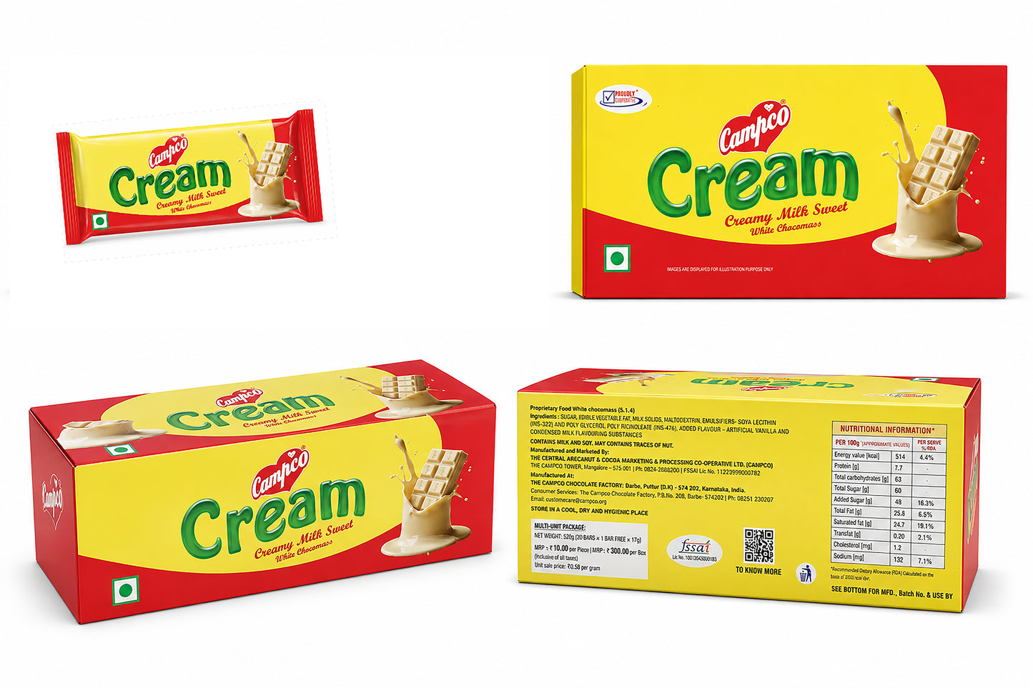 Campco Cream Bar – 17gX 30+1 free (MRP 300)