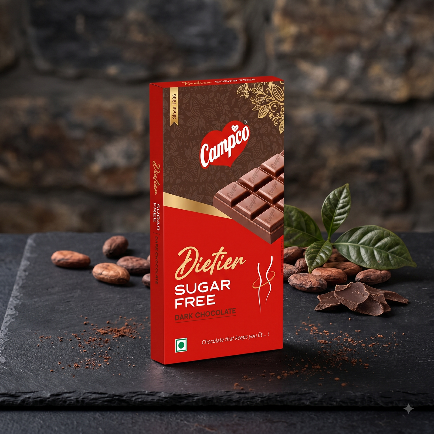 Campco Dieter Sugar-Free Dark Chocolate (MRP 80)