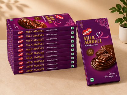 Campco Milk Marvel Chocolate – 50g × 10 Pieces (MRP 800)